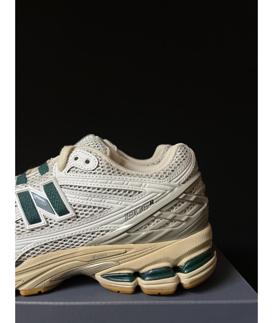 NEW BALANCE Белые текстильные низкие кроссовки / кеды, фото 4