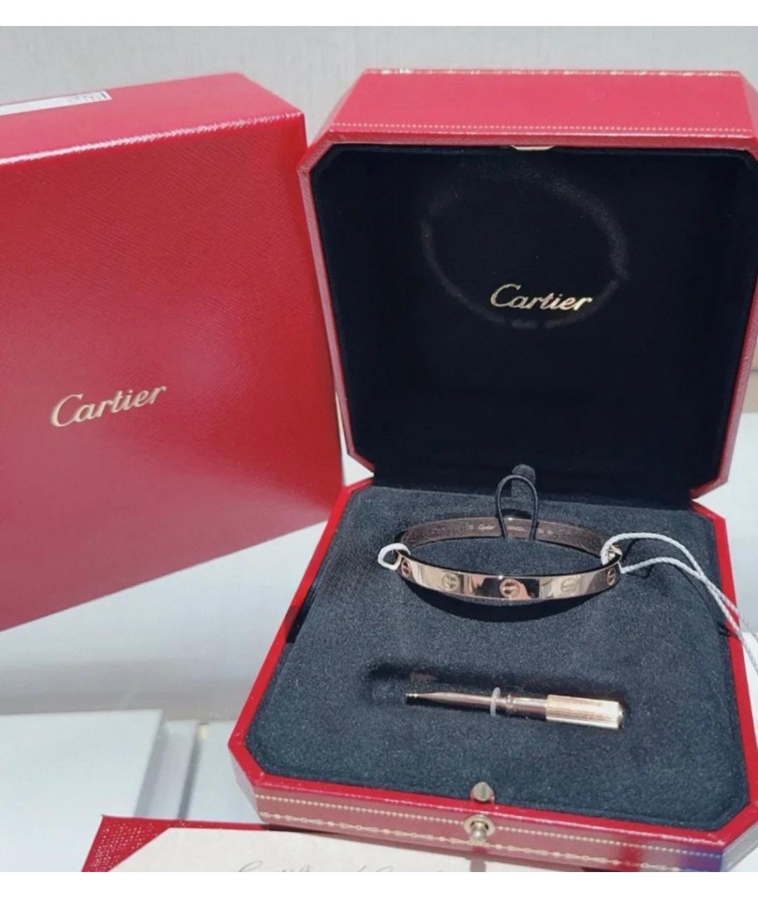 CARTIER Золотой браслет из розового золота, фото 2