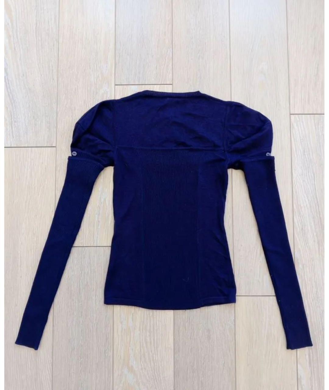 CHANEL Синяя кашемировая водолазка, фото 3