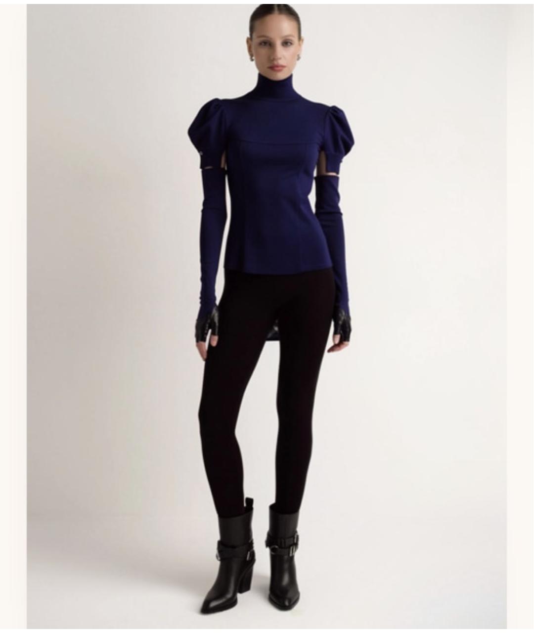 CHANEL Синяя кашемировая водолазка, фото 7