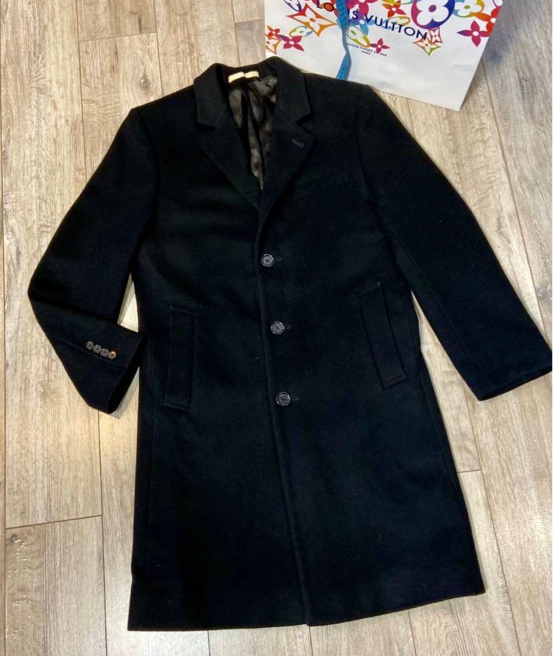 MICHAEL KORS Черное кашемировое пальто, фото 8