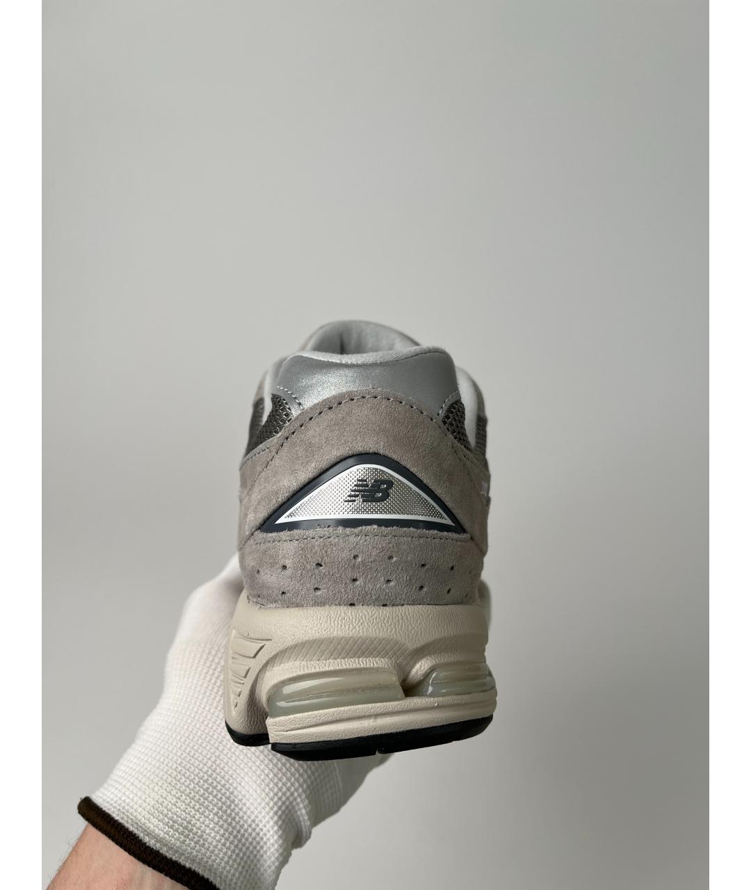 NEW BALANCE Серые текстильные низкие кроссовки / кеды, фото 6