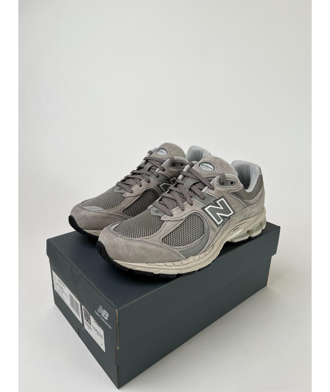 NEW BALANCE Серые текстильные низкие кроссовки / кеды, фото 2