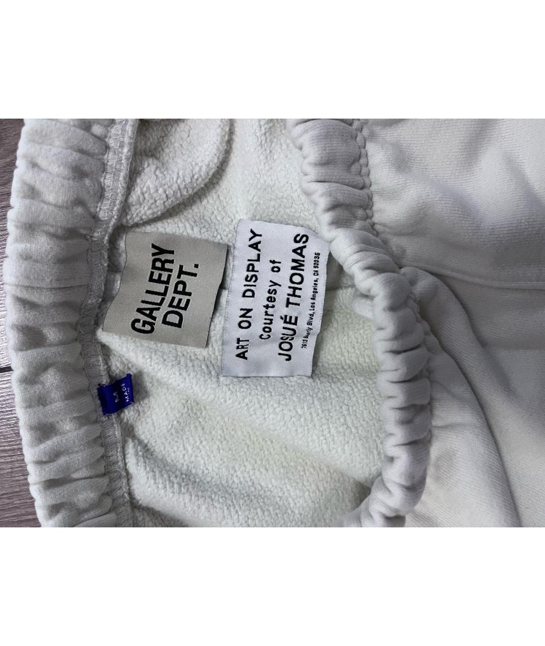 Gallery Dept Белые хлопковые повседневные брюки, фото 3