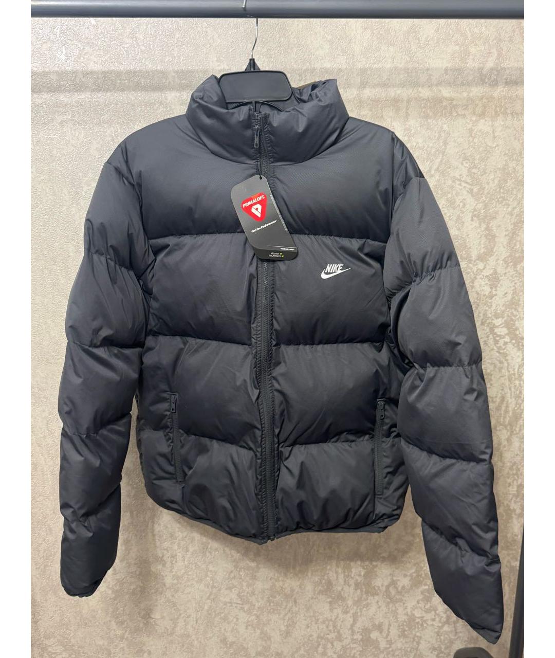 NIKE Серая синтетическая куртка, фото 8