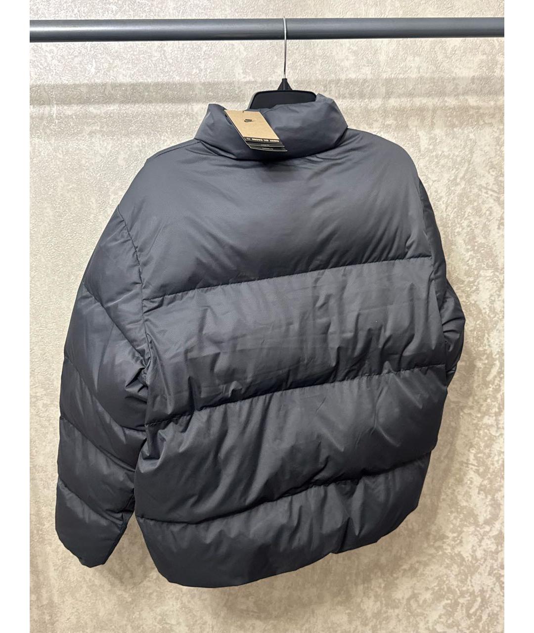 NIKE Серая синтетическая куртка, фото 2