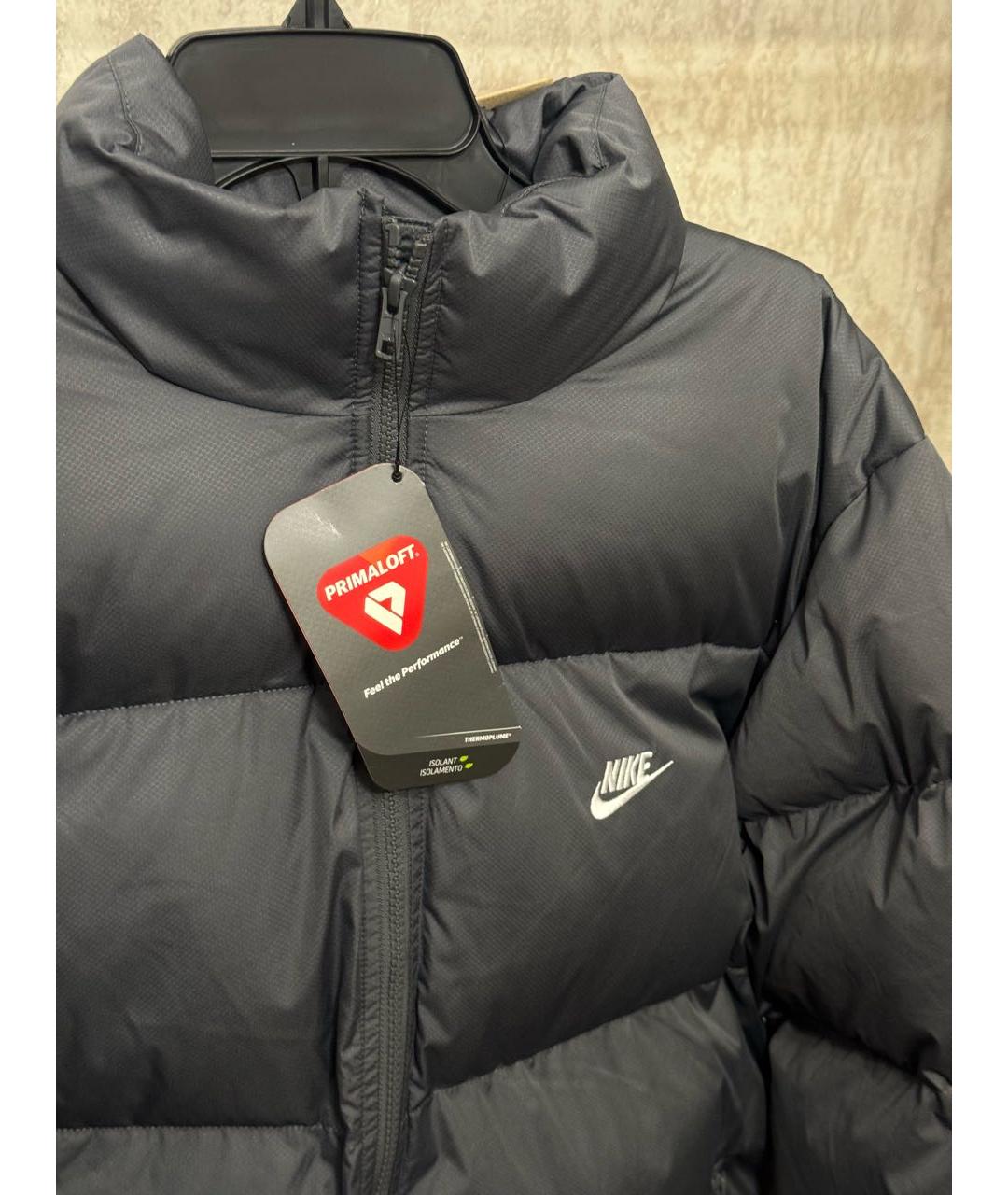 NIKE Серая синтетическая куртка, фото 4