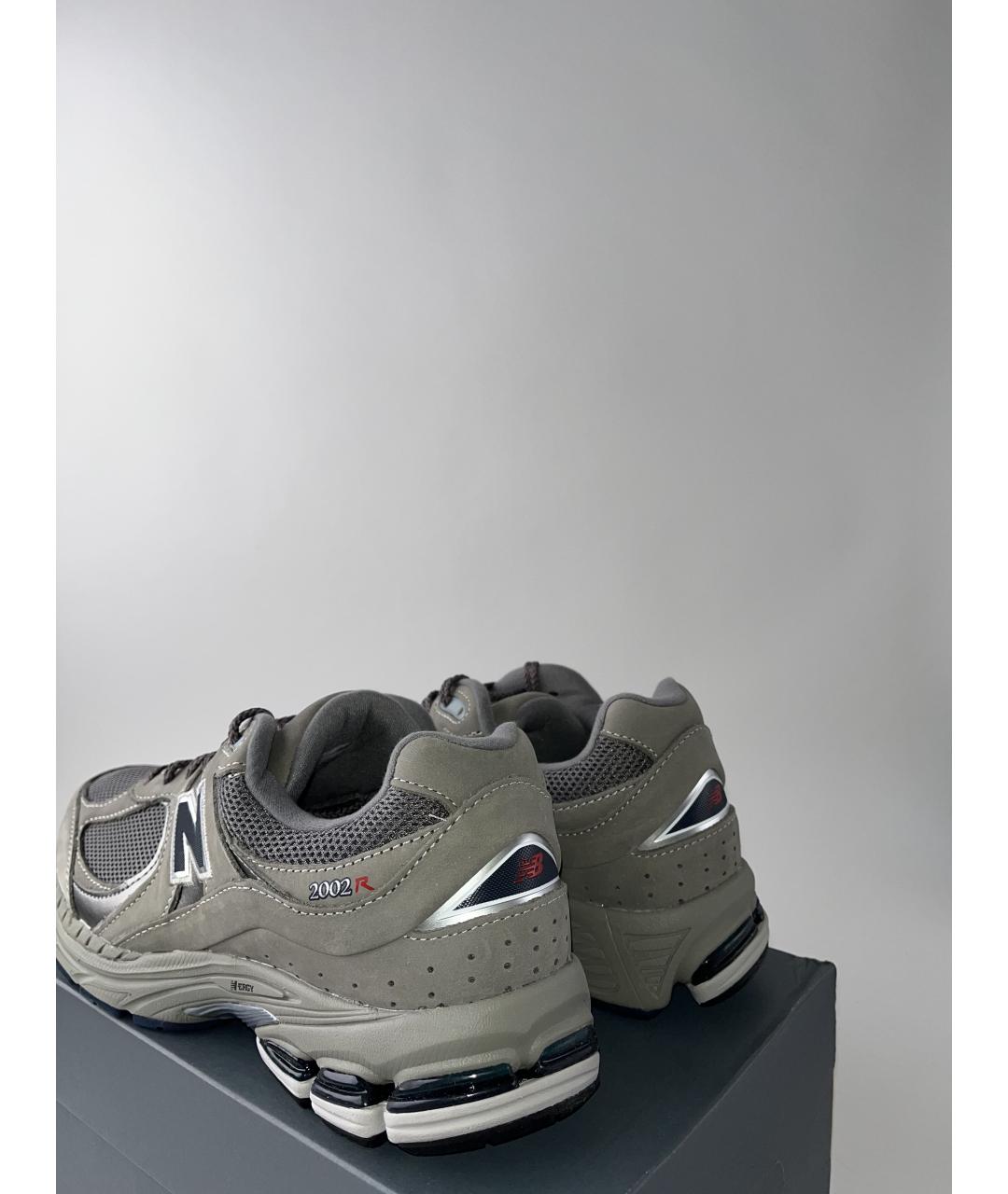 NEW BALANCE Серые текстильные низкие кроссовки / кеды, фото 4