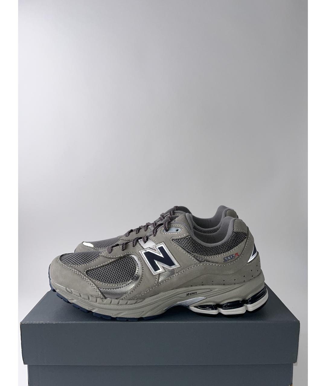 NEW BALANCE Серые текстильные низкие кроссовки / кеды, фото 3