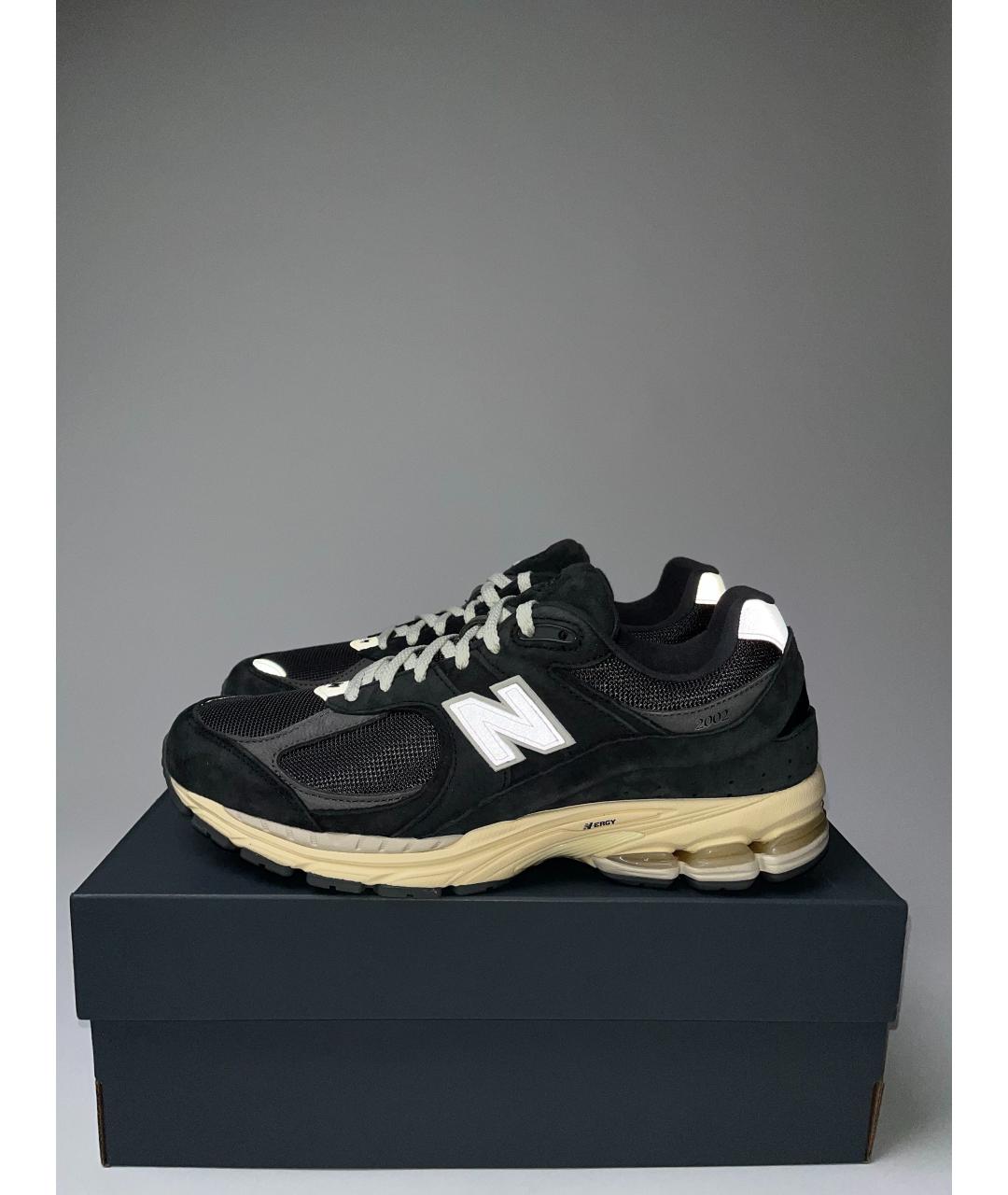 NEW BALANCE Черные текстильные низкие кроссовки / кеды, фото 4