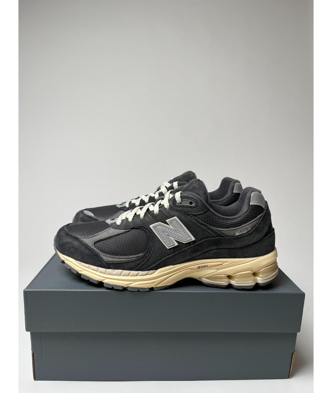 NEW BALANCE Черные текстильные низкие кроссовки / кеды, фото 3