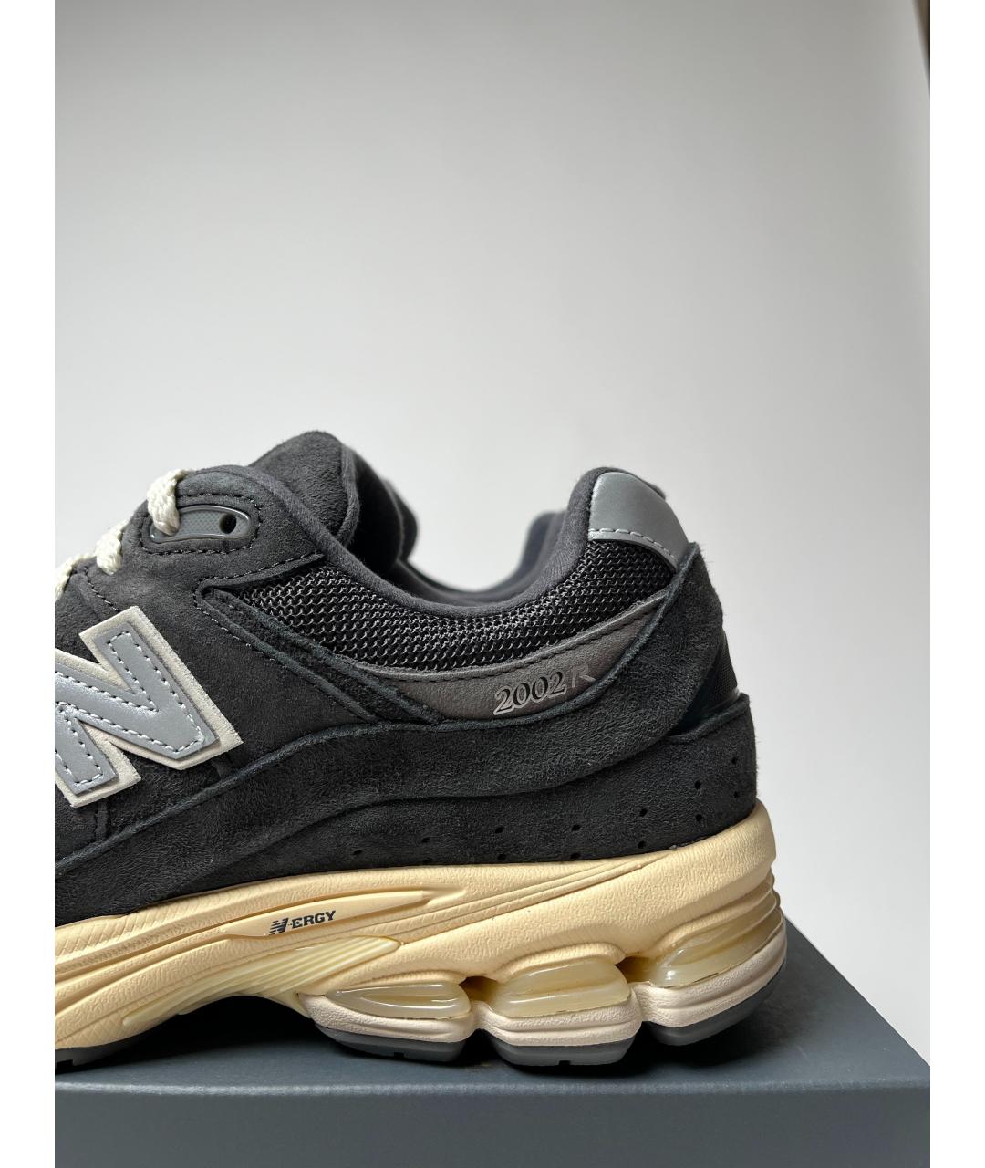 NEW BALANCE Черные текстильные низкие кроссовки / кеды, фото 5