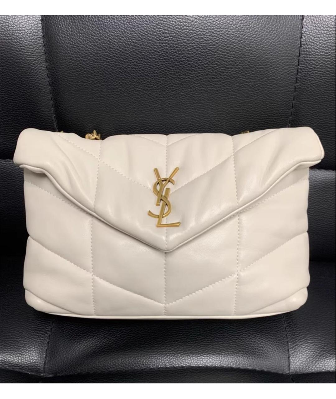 SAINT LAURENT Кожаная сумка через плечо, фото 4