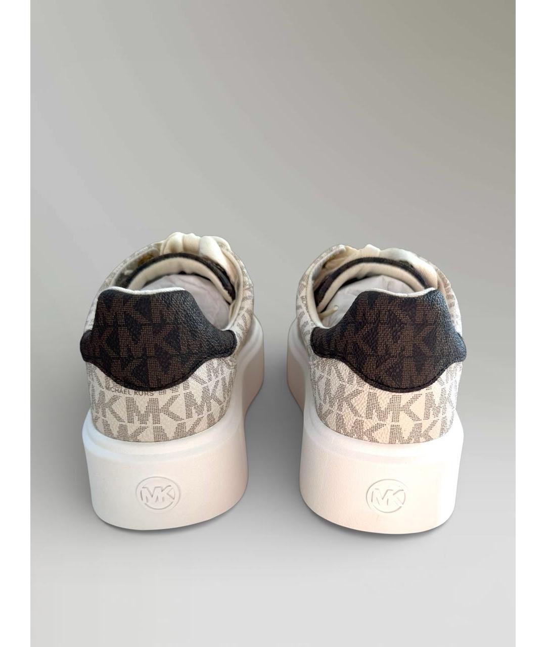 MICHAEL KORS Бежевые кеды, фото 5
