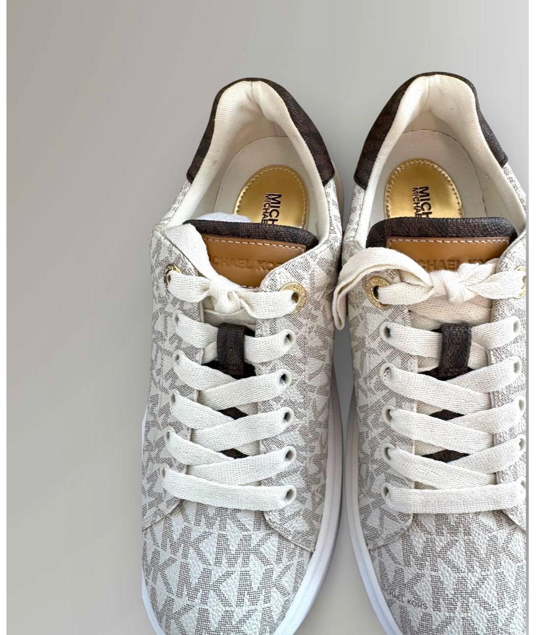 MICHAEL KORS Бежевые кеды, фото 7
