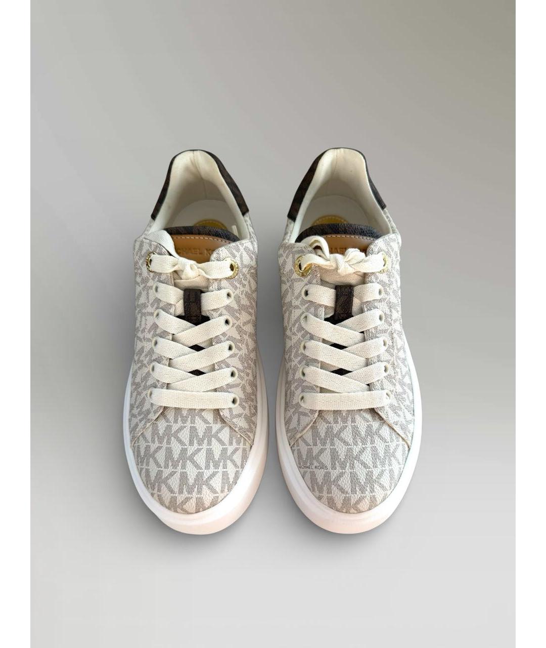 MICHAEL KORS Бежевые кеды, фото 3