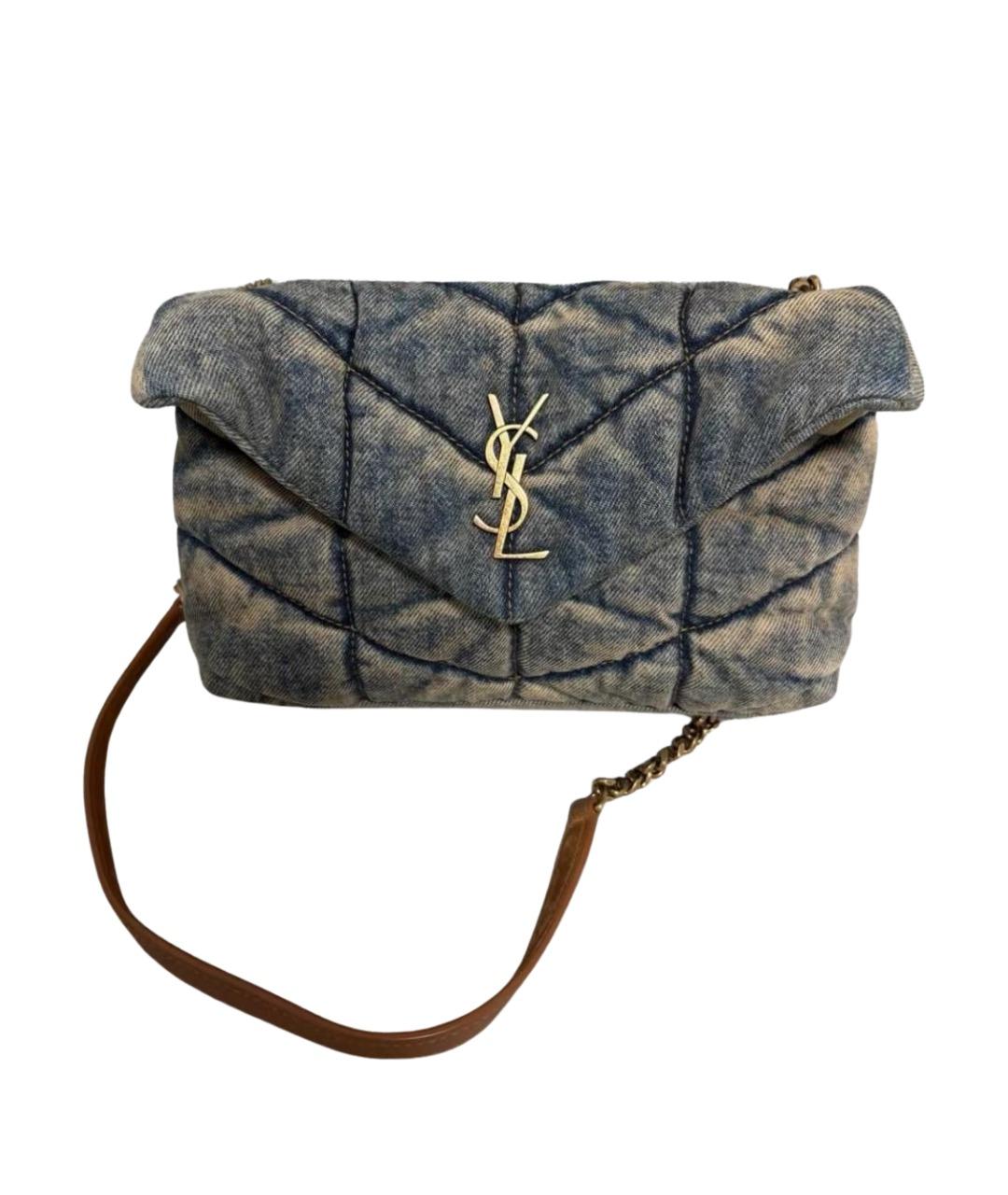 SAINT LAURENT Кожаная сумка через плечо, фото 1