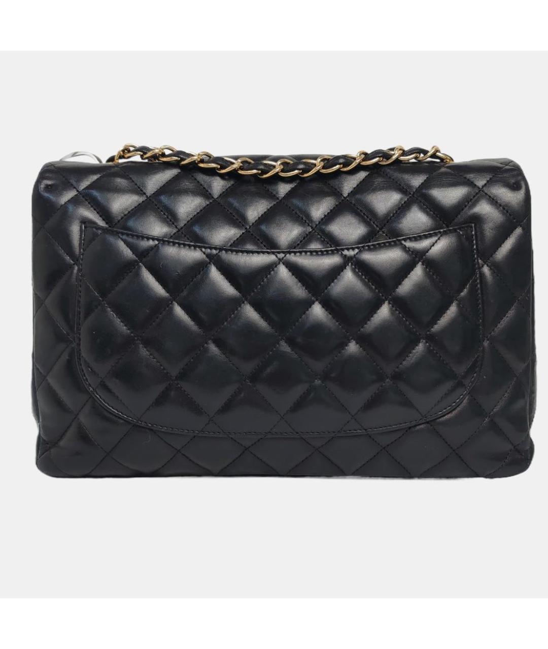 CHANEL Черная кожаная сумка через плечо, фото 3