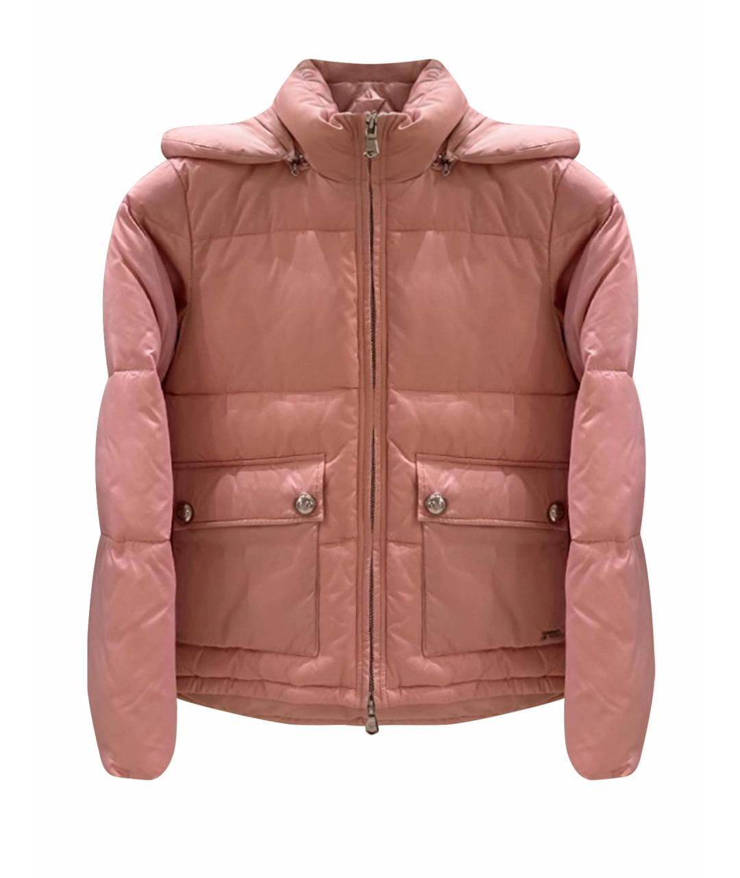 EMPORIO ARMANI Розовая полиэстеровая куртка, фото 1