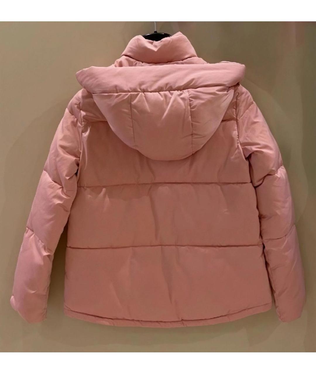 EMPORIO ARMANI Розовая полиэстеровая куртка, фото 2