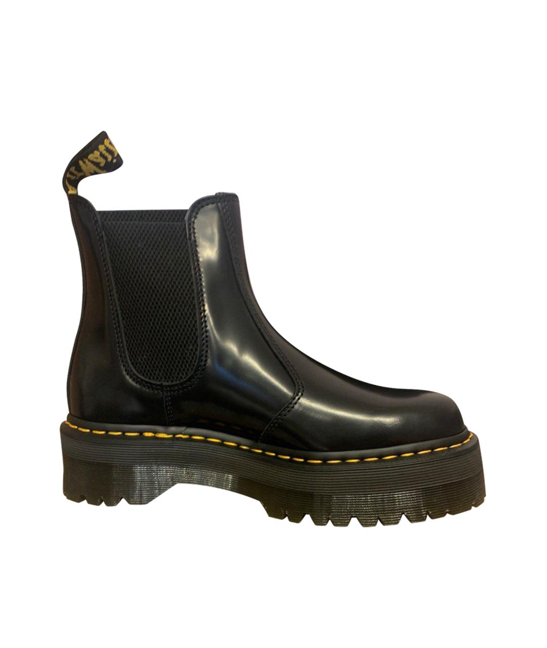 DR. MARTENS Черные ботинки из лакированной кожи, фото 1