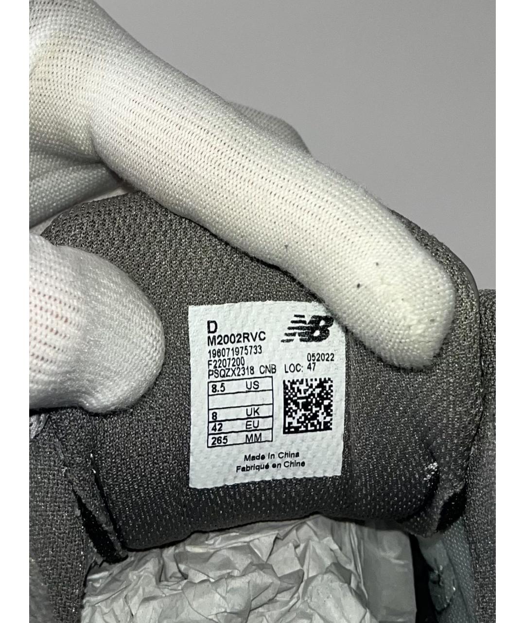 NEW BALANCE Серые низкие кроссовки / кеды, фото 6