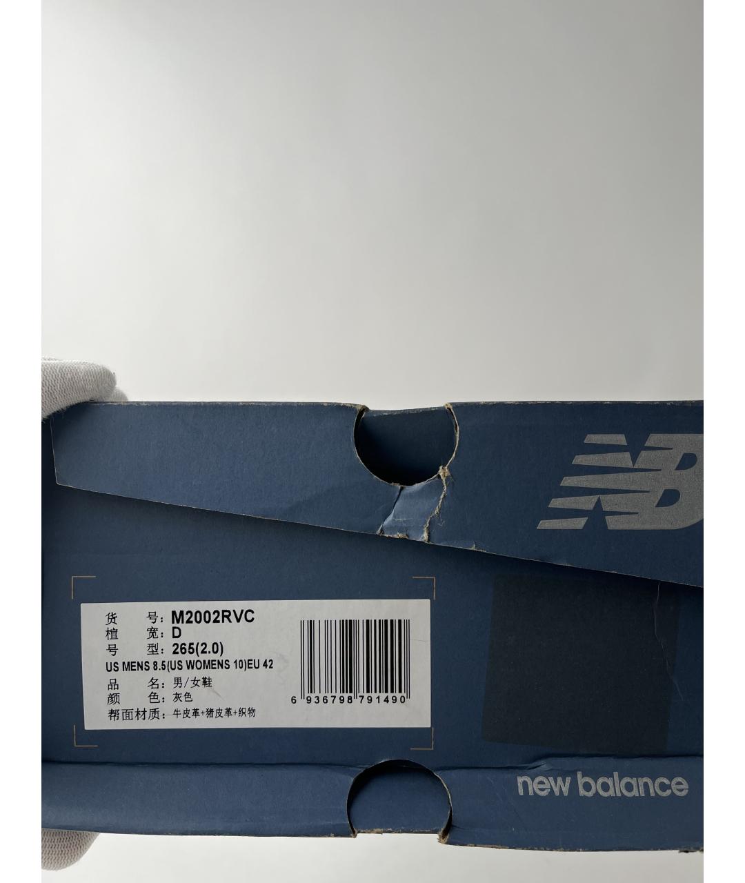 NEW BALANCE Серые низкие кроссовки / кеды, фото 8