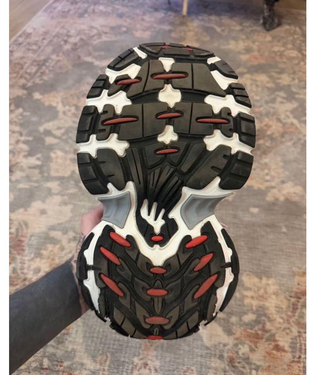 BALENCIAGA Серые низкие кроссовки / кеды, фото 4