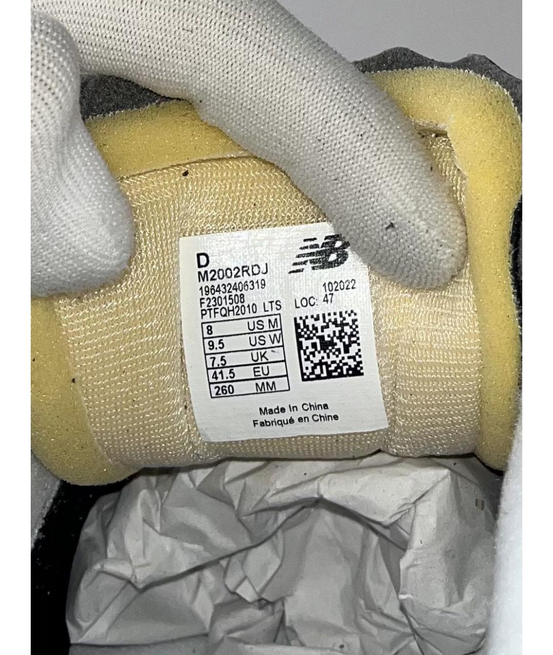 NEW BALANCE Черные низкие кроссовки / кеды, фото 6