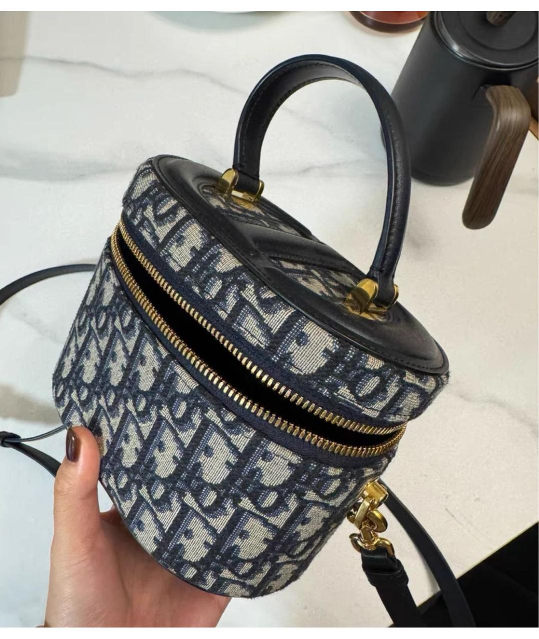 CHRISTIAN DIOR Темно-синяя сумка через плечо, фото 2