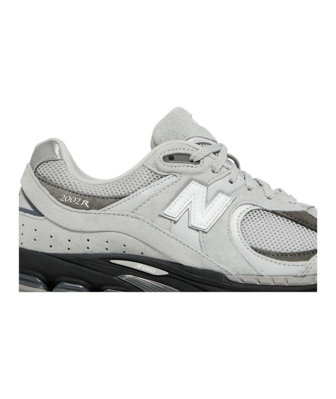 NEW BALANCE Серые замшевые низкие кроссовки / кеды, фото 2