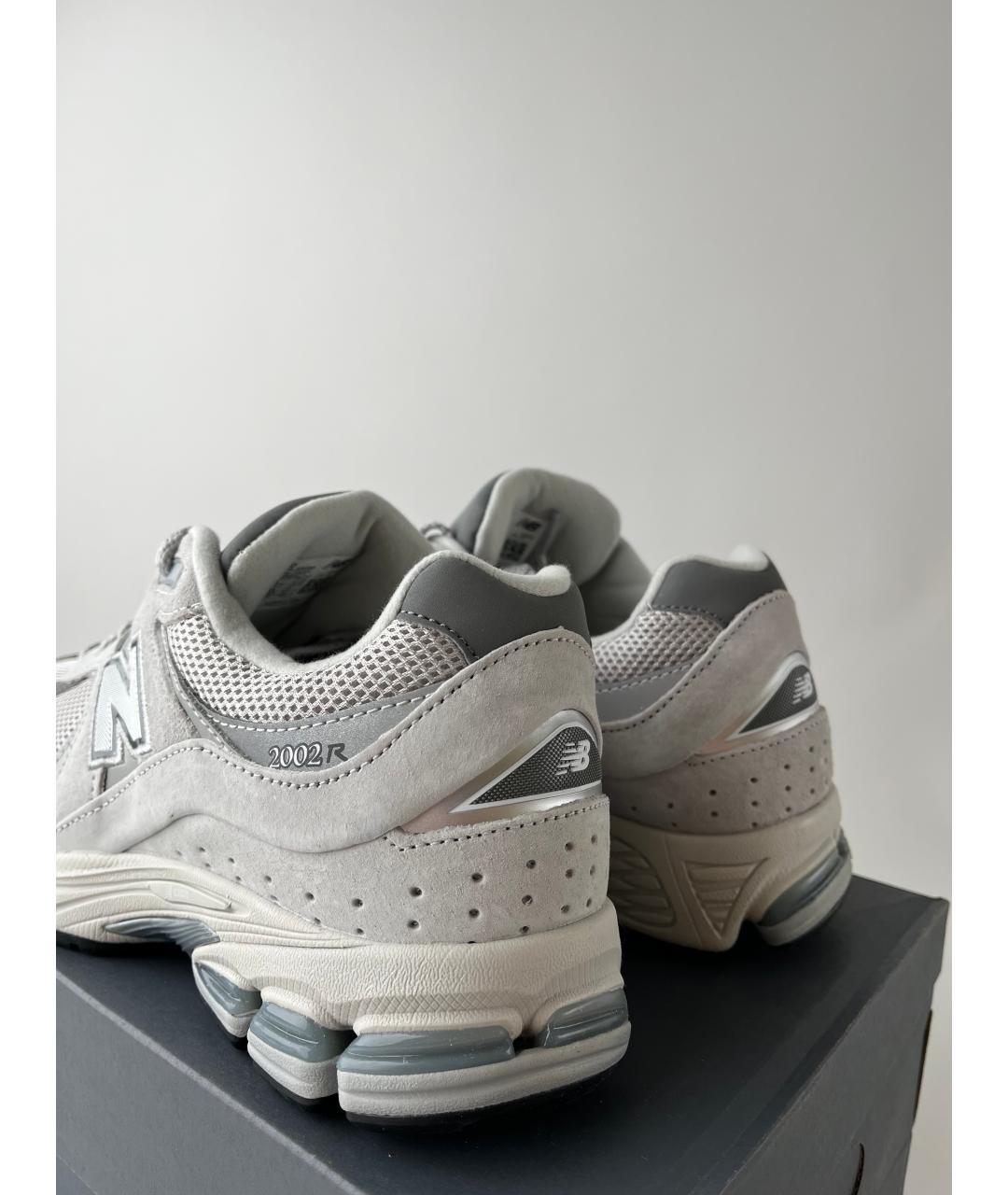 NEW BALANCE Серые текстильные низкие кроссовки / кеды, фото 4