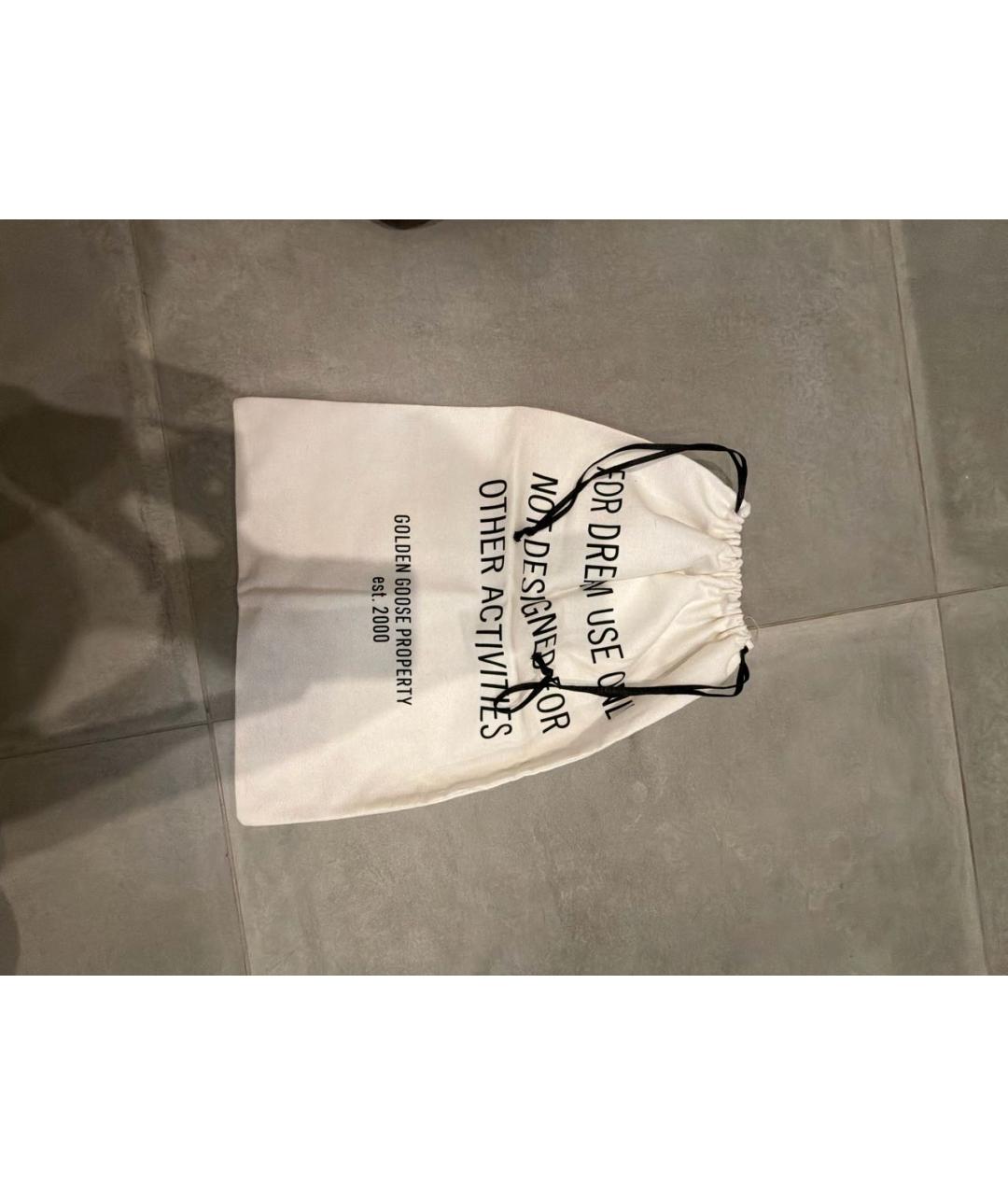 GOLDEN GOOSE DELUXE BRAND Белые кожаные кеды, фото 5