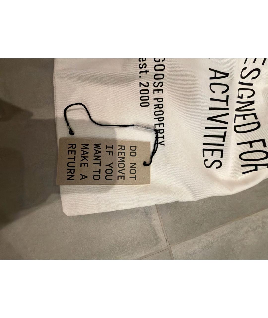 GOLDEN GOOSE DELUXE BRAND Белые кожаные кеды, фото 6