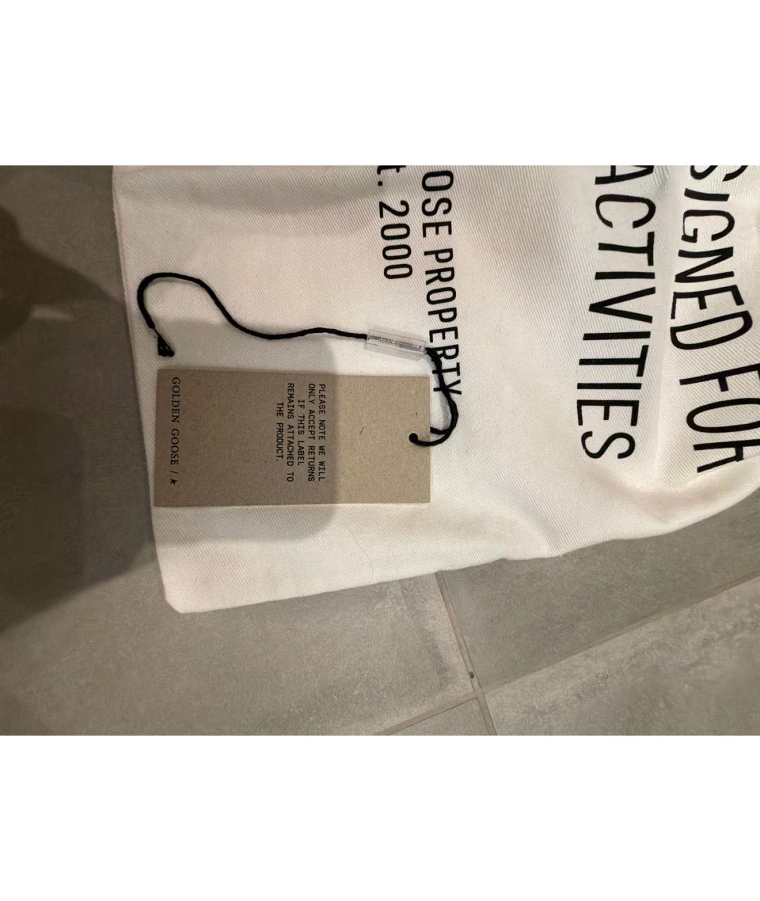 GOLDEN GOOSE DELUXE BRAND Белые кожаные кеды, фото 7