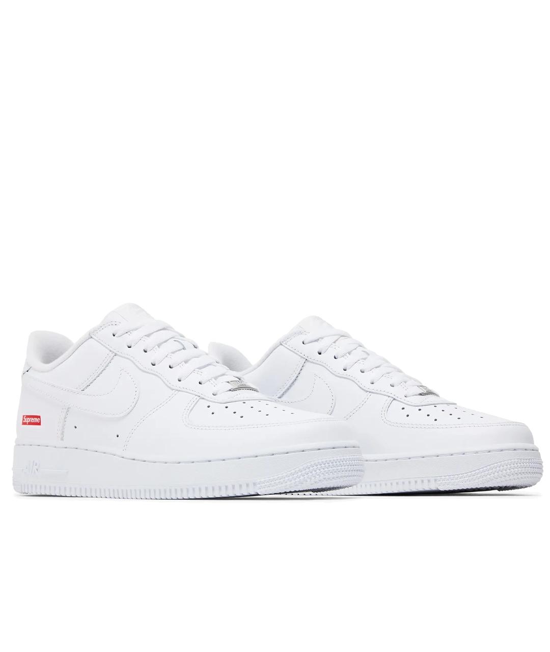 NIKE Белые кожаные кроссовки, фото 2