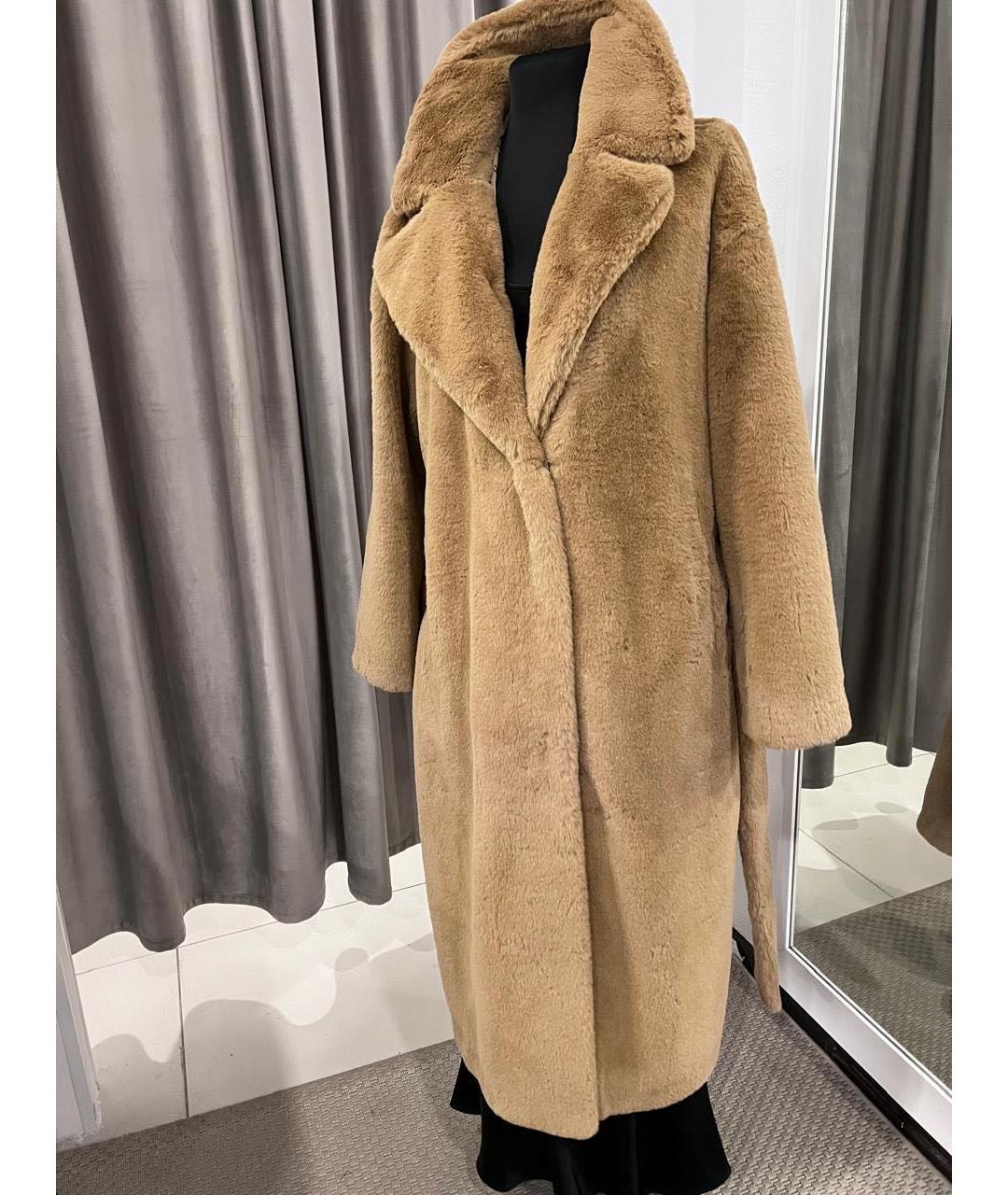 HERNO Коричневое полиэстеровое пальто, фото 4