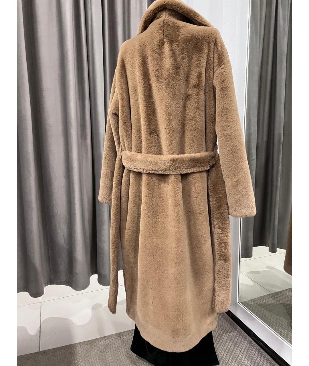 HERNO Коричневое полиэстеровое пальто, фото 3