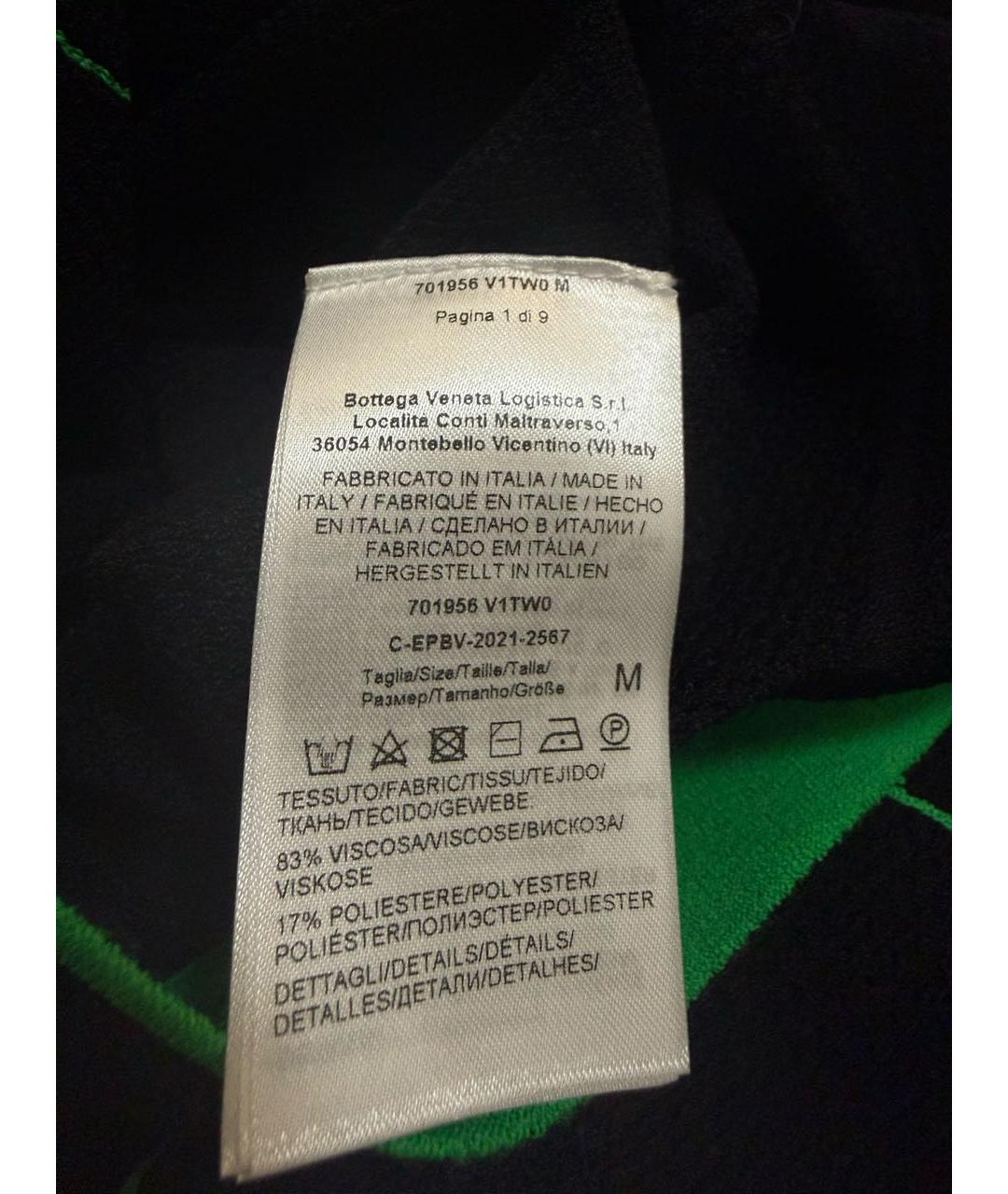 BOTTEGA VENETA Черный вискозный джемпер / свитер, фото 7