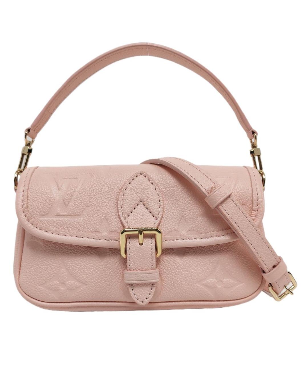 LOUIS VUITTON Розовая кожаная сумка через плечо, фото 1