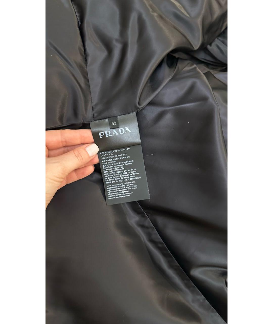 PRADA Темно-синий пуховик, фото 5