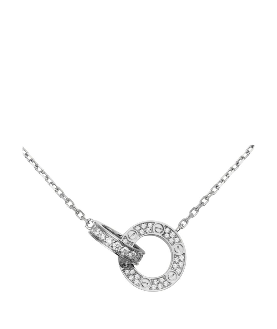 CARTIER Серебряная подвеска из белого золота, фото 1