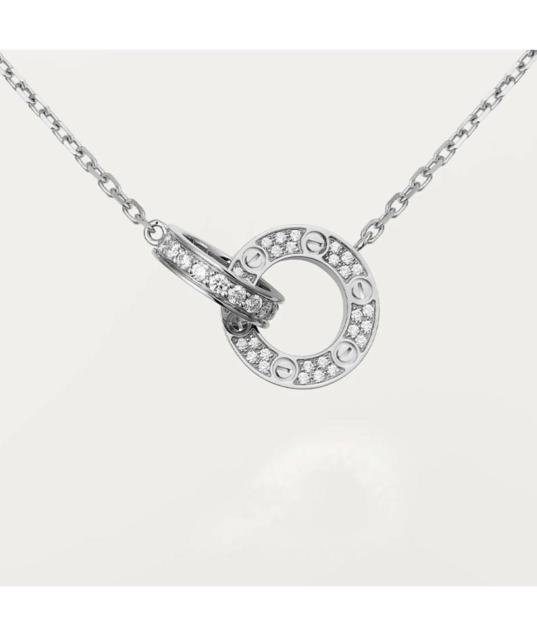 CARTIER Серебряная подвеска из белого золота, фото 6