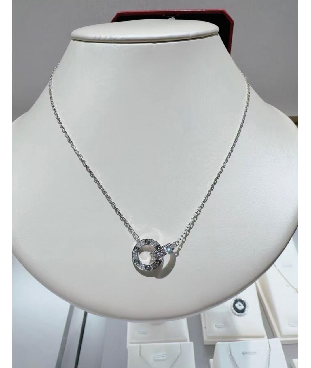 CARTIER Серебряная подвеска из белого золота, фото 5