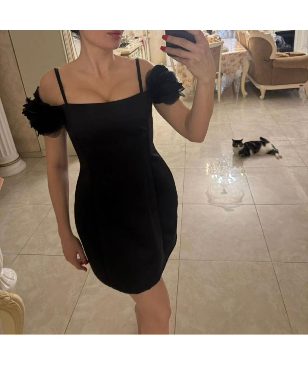 ELISABETTA FRANCHI Черное платье, фото 8