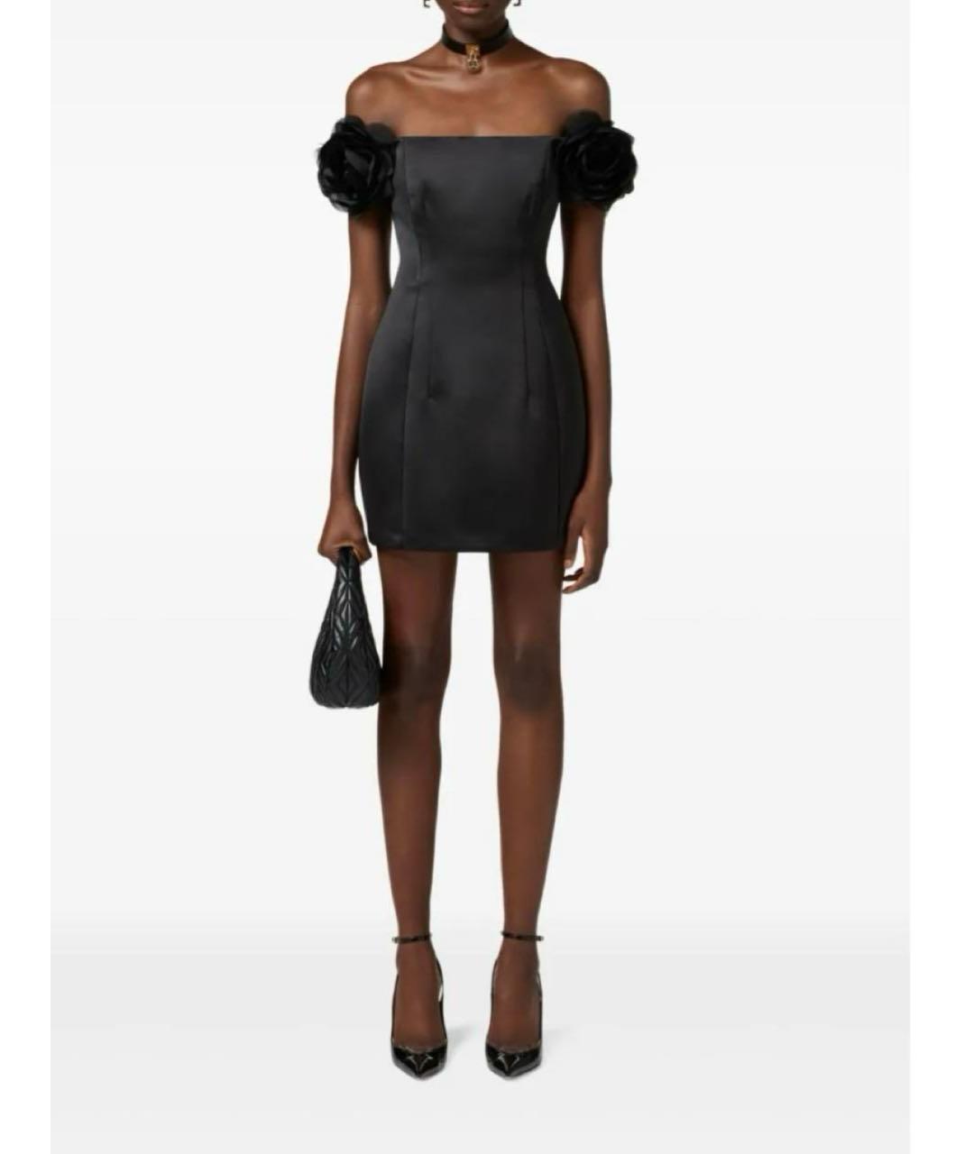 ELISABETTA FRANCHI Черное платье, фото 2