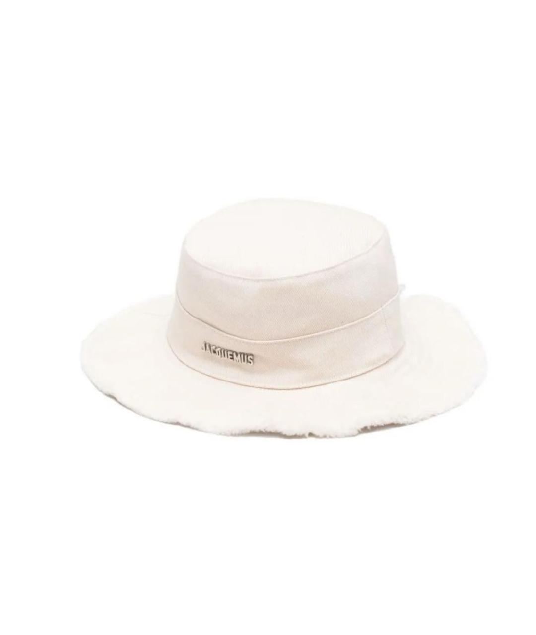 JACQUEMUS Бежевая хлопковая панама, фото 2