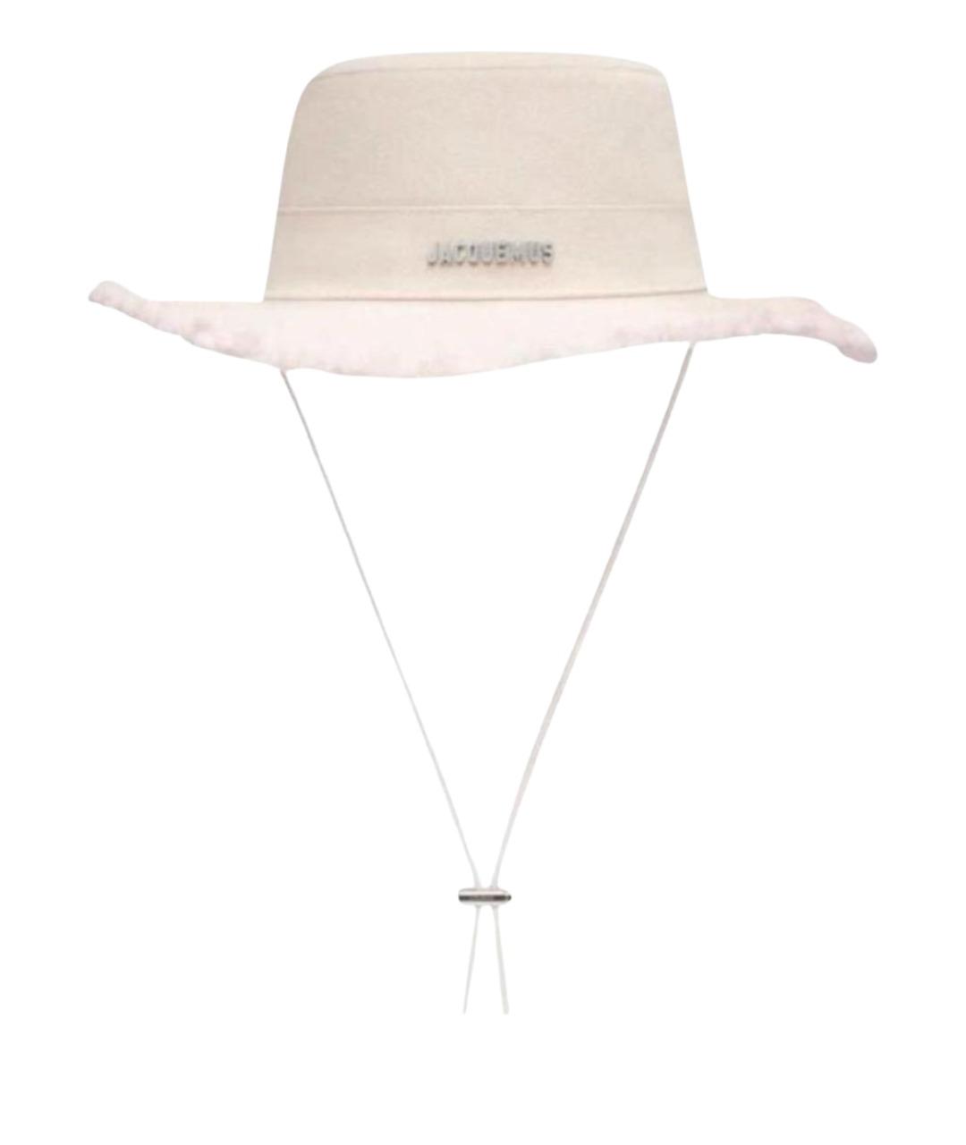 JACQUEMUS Бежевая хлопковая панама, фото 1