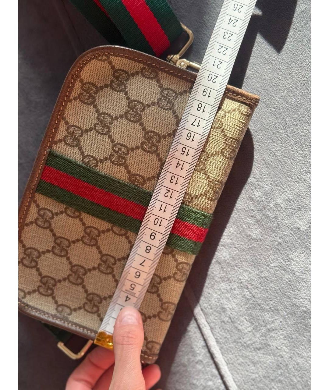 GUCCI Коричневая сумка через плечо, фото 2