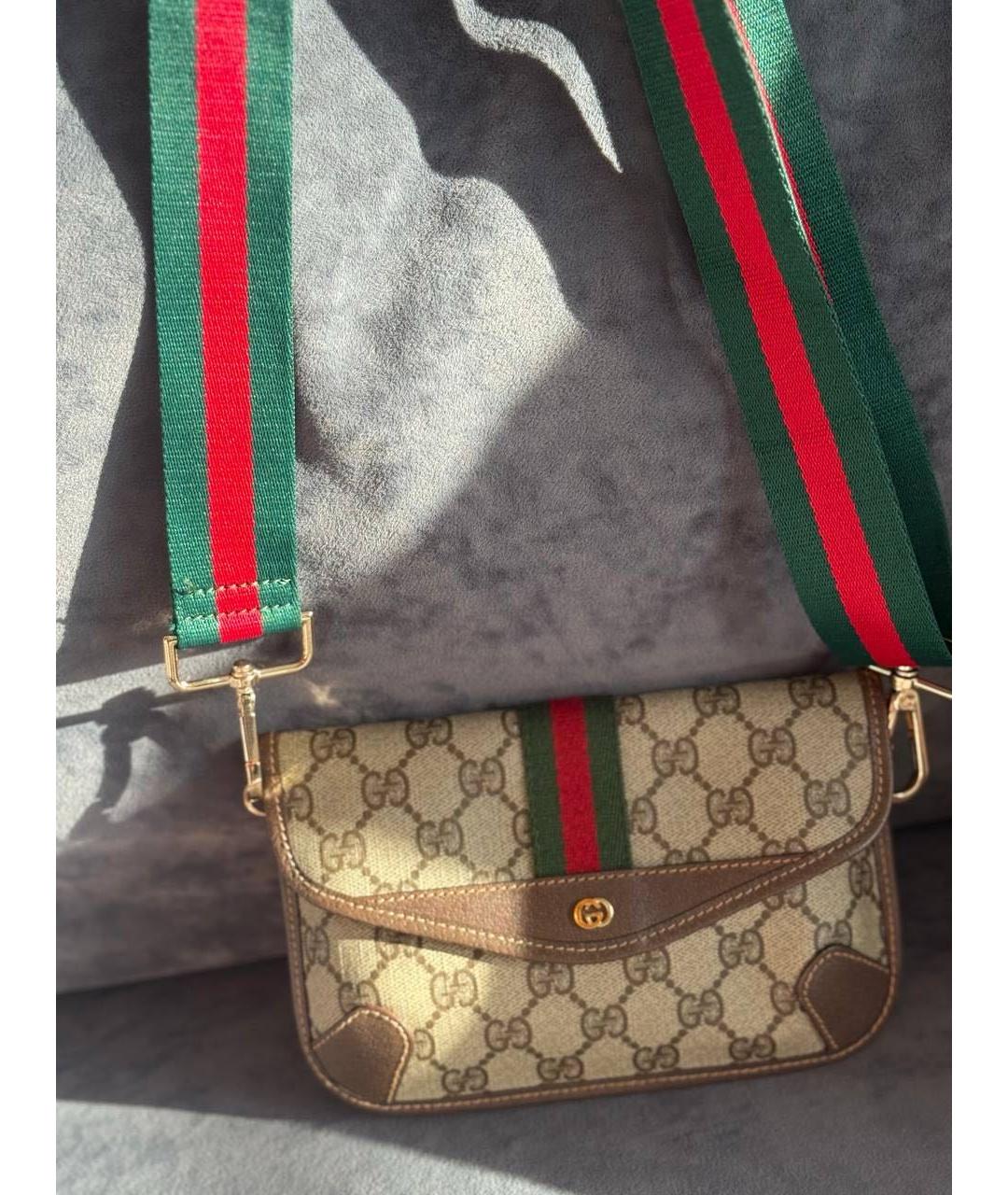 GUCCI Коричневая сумка через плечо, фото 9